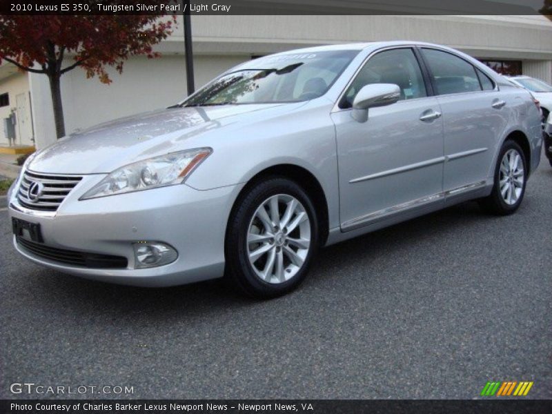 Tungsten Silver Pearl / Light Gray 2010 Lexus ES 350
