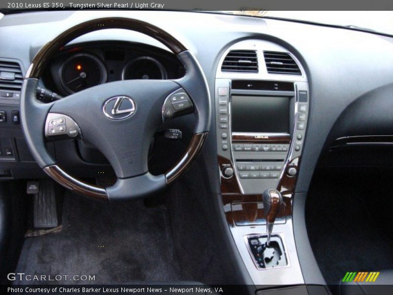 Tungsten Silver Pearl / Light Gray 2010 Lexus ES 350