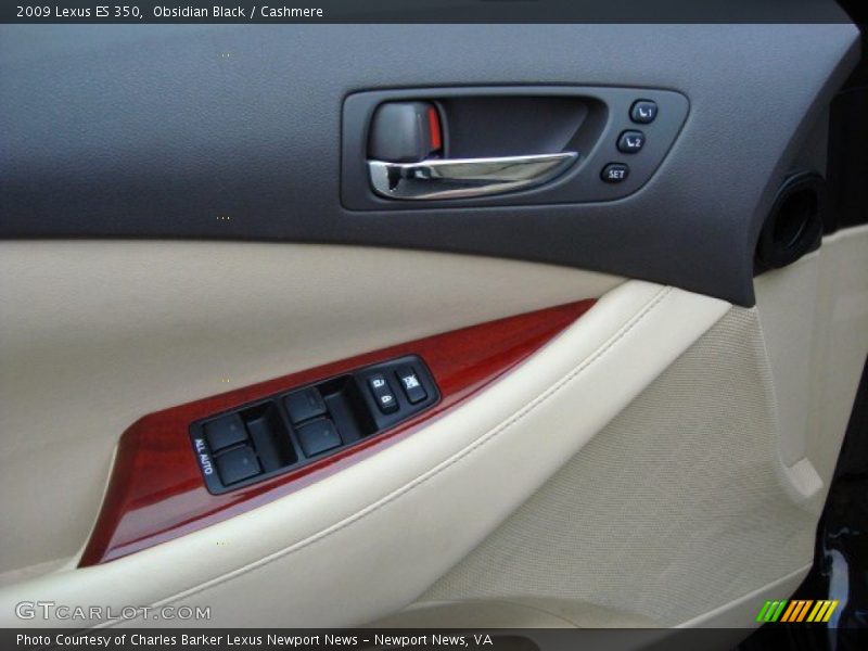 Obsidian Black / Cashmere 2009 Lexus ES 350