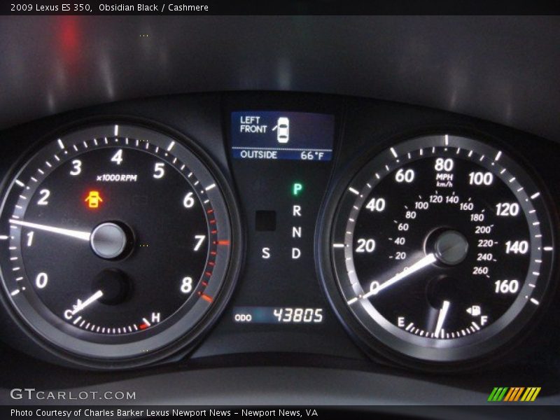 Obsidian Black / Cashmere 2009 Lexus ES 350