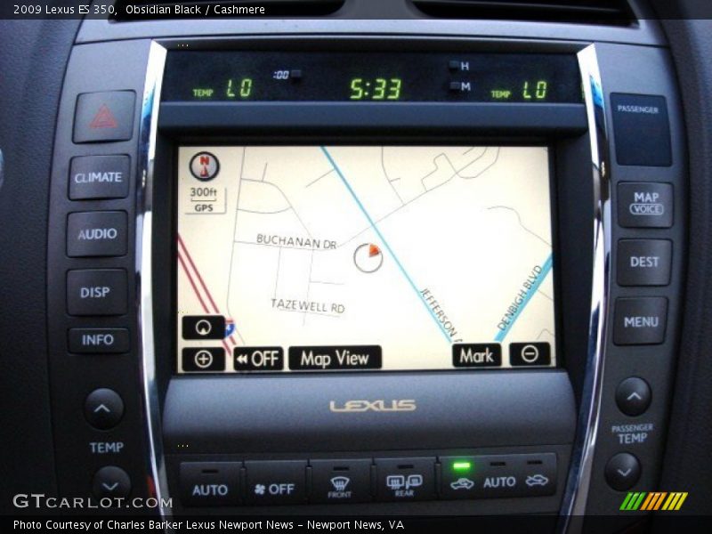 Obsidian Black / Cashmere 2009 Lexus ES 350
