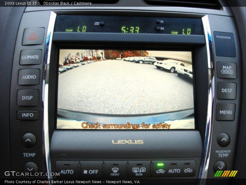 Obsidian Black / Cashmere 2009 Lexus ES 350