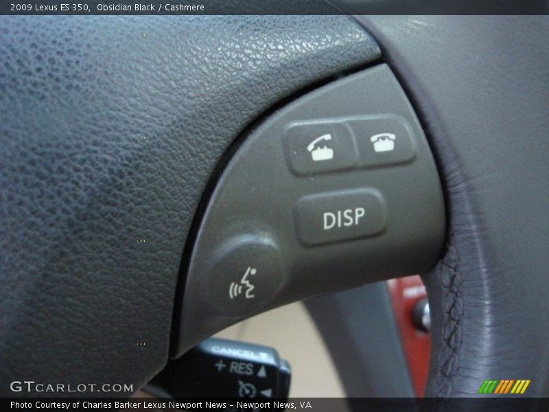 Obsidian Black / Cashmere 2009 Lexus ES 350