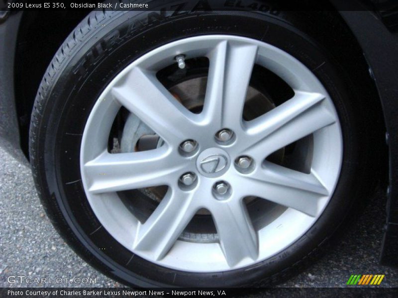 Obsidian Black / Cashmere 2009 Lexus ES 350
