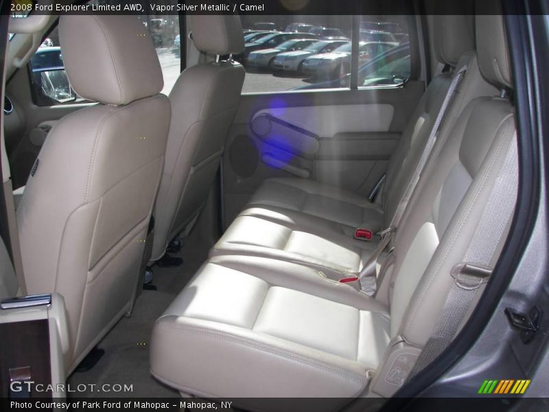 Vapor Silver Metallic / Camel 2008 Ford Explorer Limited AWD