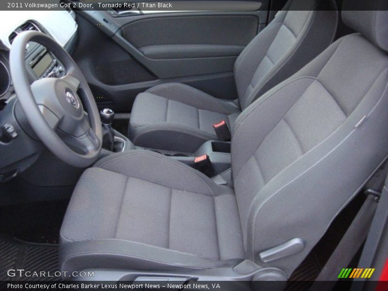  2011 Golf 2 Door Titan Black Interior
