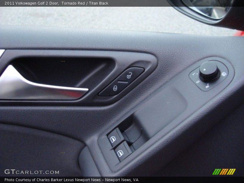 Tornado Red / Titan Black 2011 Volkswagen Golf 2 Door
