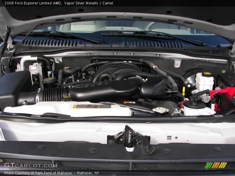 Vapor Silver Metallic / Camel 2008 Ford Explorer Limited AWD