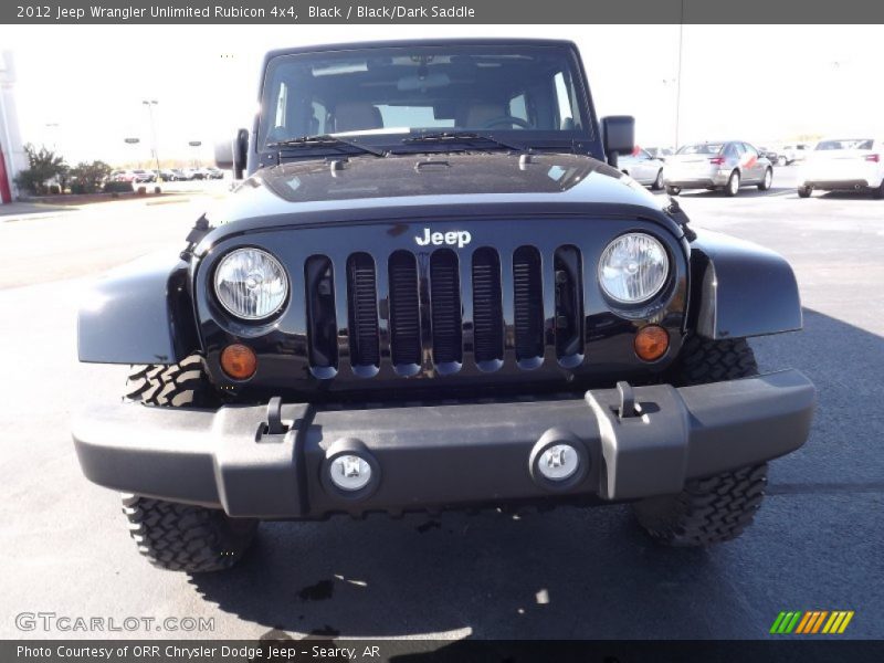 Black / Black/Dark Saddle 2012 Jeep Wrangler Unlimited Rubicon 4x4