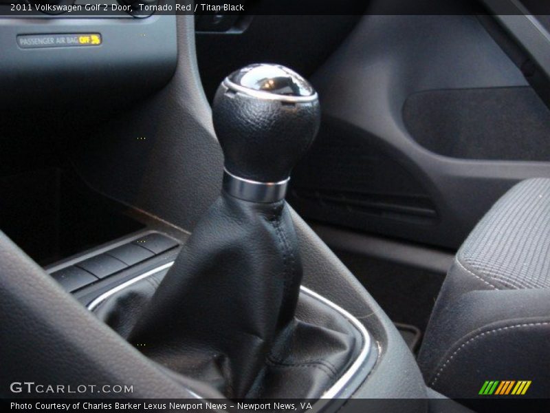  2011 Golf 2 Door 5 Speed Manual Shifter