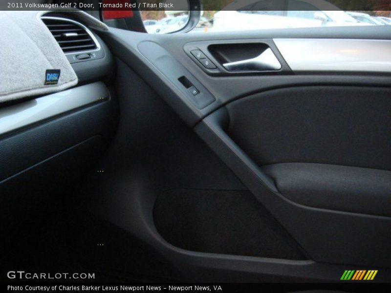 Tornado Red / Titan Black 2011 Volkswagen Golf 2 Door