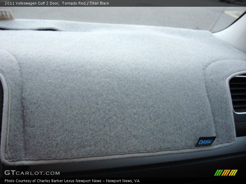 Tornado Red / Titan Black 2011 Volkswagen Golf 2 Door