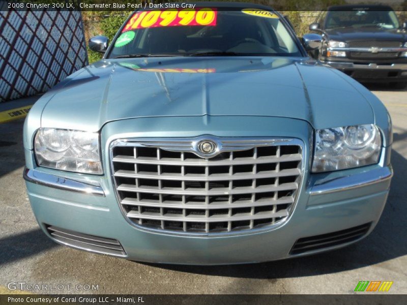 Clearwater Blue Pearl / Dark Slate Gray 2008 Chrysler 300 LX