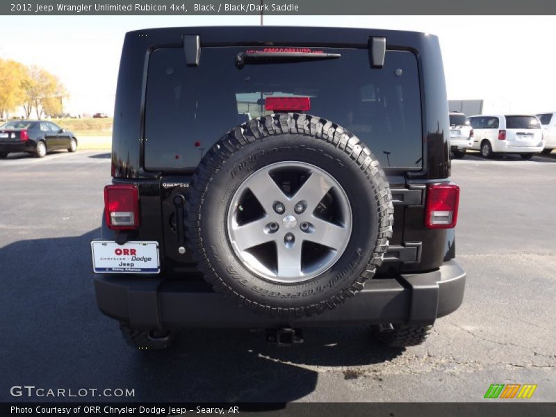 Black / Black/Dark Saddle 2012 Jeep Wrangler Unlimited Rubicon 4x4