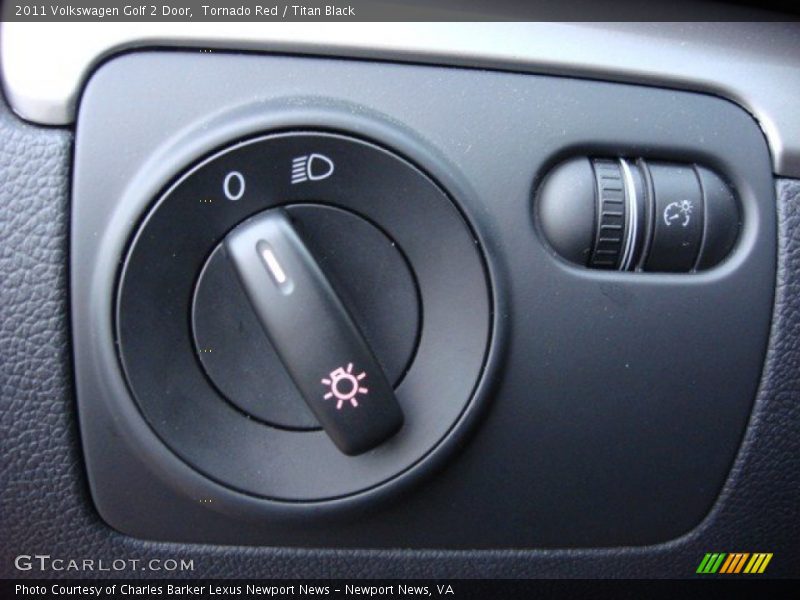 Controls of 2011 Golf 2 Door