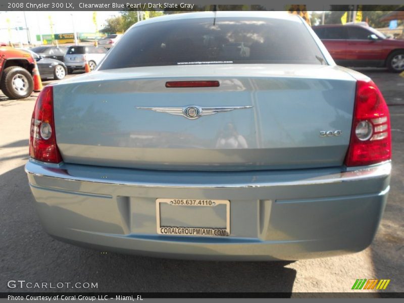 Clearwater Blue Pearl / Dark Slate Gray 2008 Chrysler 300 LX
