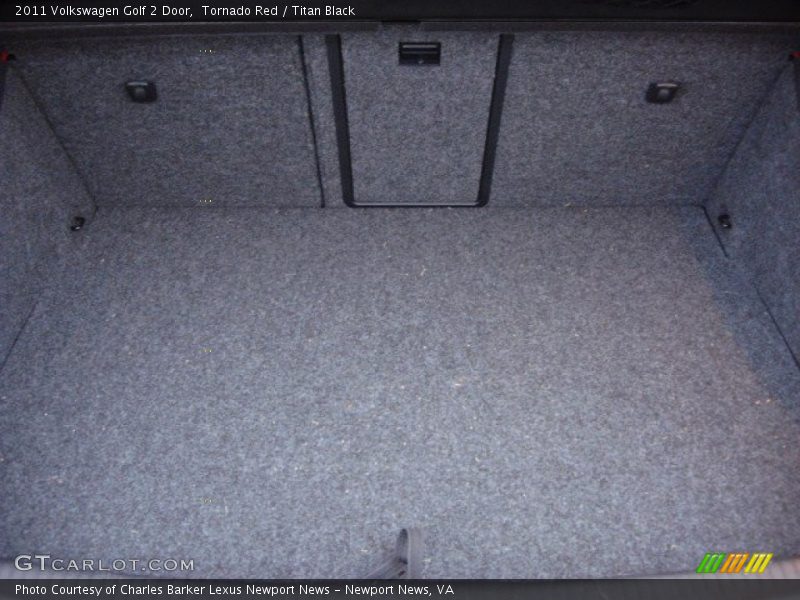 Tornado Red / Titan Black 2011 Volkswagen Golf 2 Door