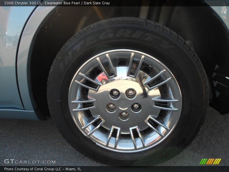Clearwater Blue Pearl / Dark Slate Gray 2008 Chrysler 300 LX