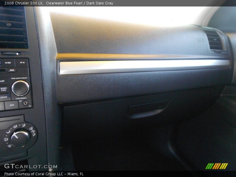 Clearwater Blue Pearl / Dark Slate Gray 2008 Chrysler 300 LX