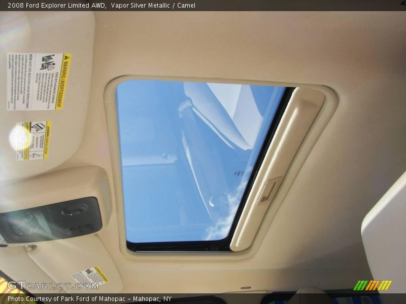 Vapor Silver Metallic / Camel 2008 Ford Explorer Limited AWD