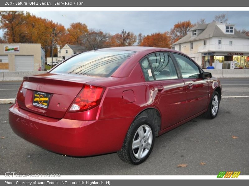 Berry Red / Tan 2007 Saturn ION 2 Sedan