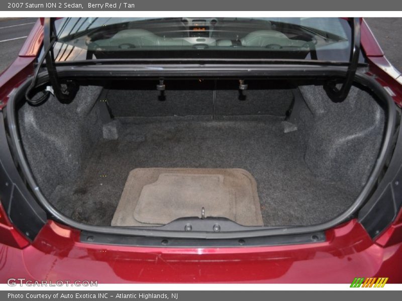 Berry Red / Tan 2007 Saturn ION 2 Sedan