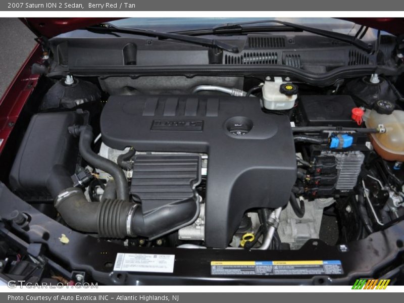 Berry Red / Tan 2007 Saturn ION 2 Sedan