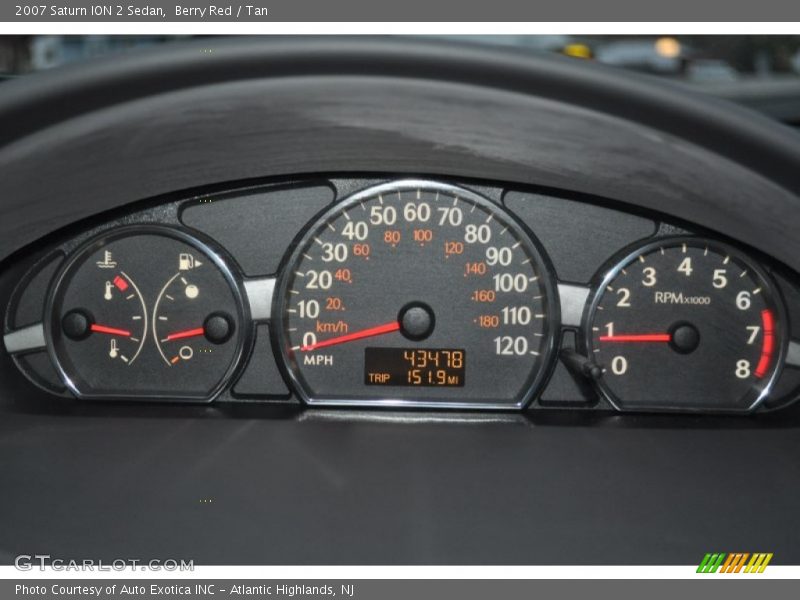 Berry Red / Tan 2007 Saturn ION 2 Sedan