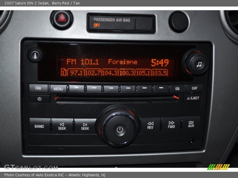Berry Red / Tan 2007 Saturn ION 2 Sedan
