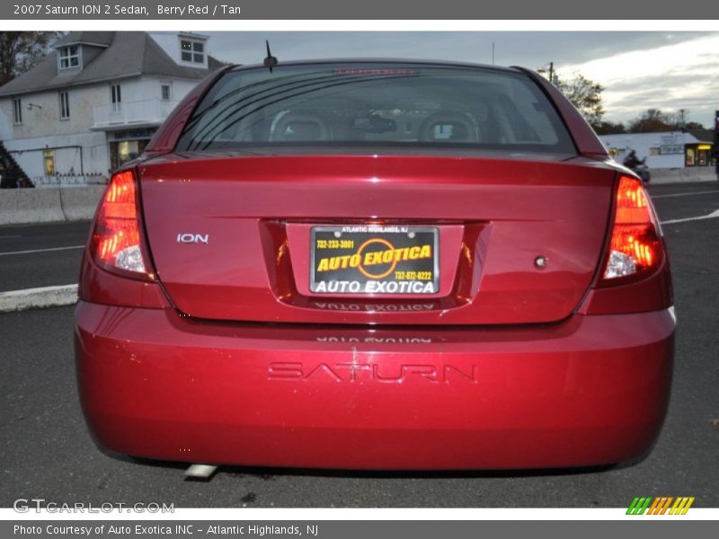 Berry Red / Tan 2007 Saturn ION 2 Sedan