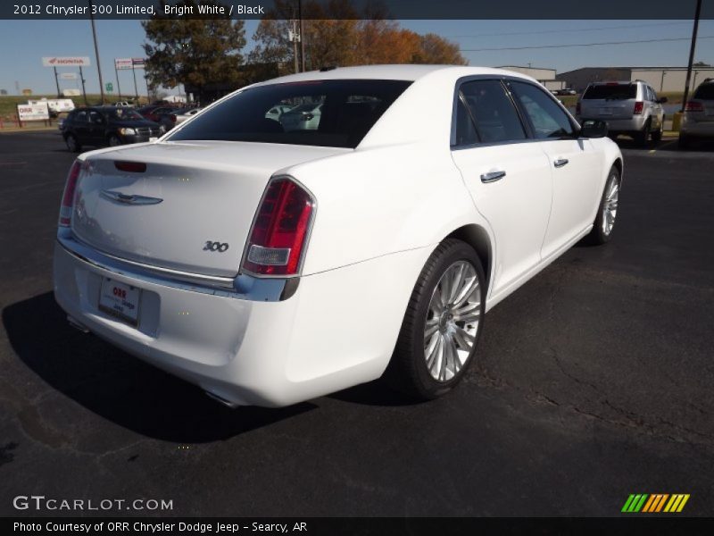 Bright White / Black 2012 Chrysler 300 Limited