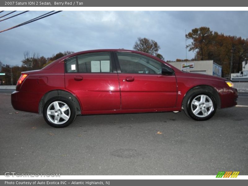 Berry Red / Tan 2007 Saturn ION 2 Sedan