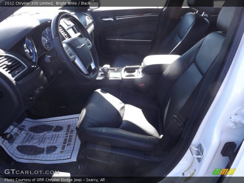 Bright White / Black 2012 Chrysler 300 Limited