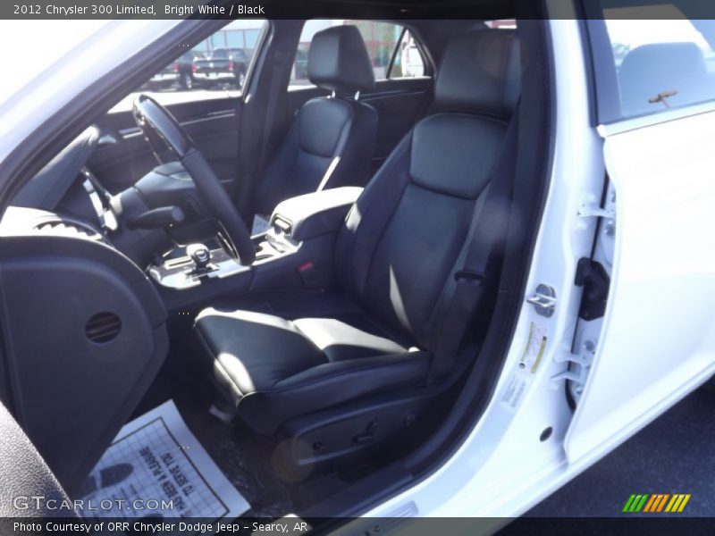 Bright White / Black 2012 Chrysler 300 Limited