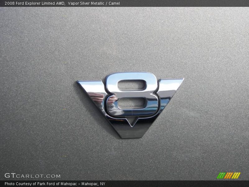 Vapor Silver Metallic / Camel 2008 Ford Explorer Limited AWD