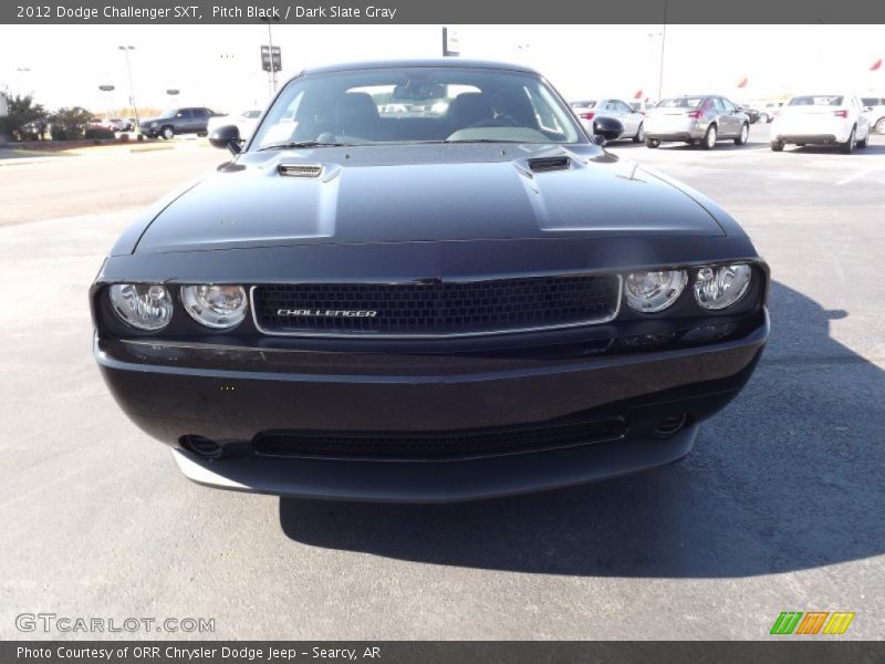 Pitch Black / Dark Slate Gray 2012 Dodge Challenger SXT