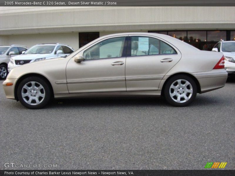 Desert Silver Metallic / Stone 2005 Mercedes-Benz C 320 Sedan