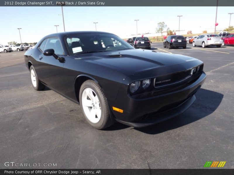 Pitch Black / Dark Slate Gray 2012 Dodge Challenger SXT