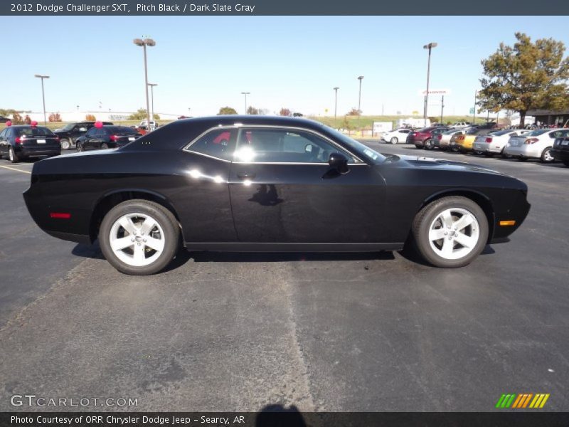 Pitch Black / Dark Slate Gray 2012 Dodge Challenger SXT