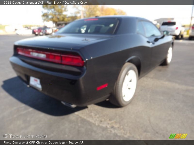 Pitch Black / Dark Slate Gray 2012 Dodge Challenger SXT