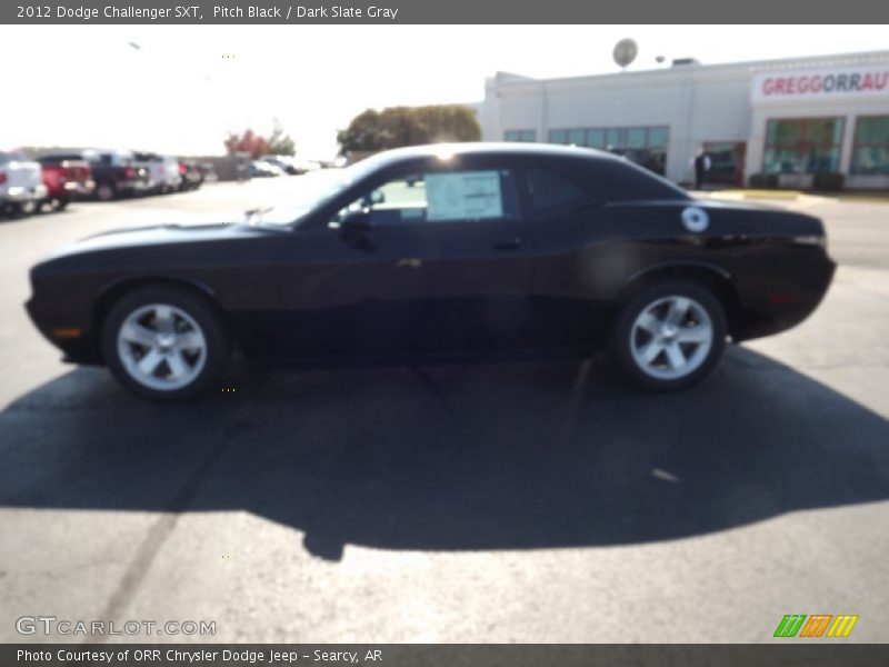Pitch Black / Dark Slate Gray 2012 Dodge Challenger SXT