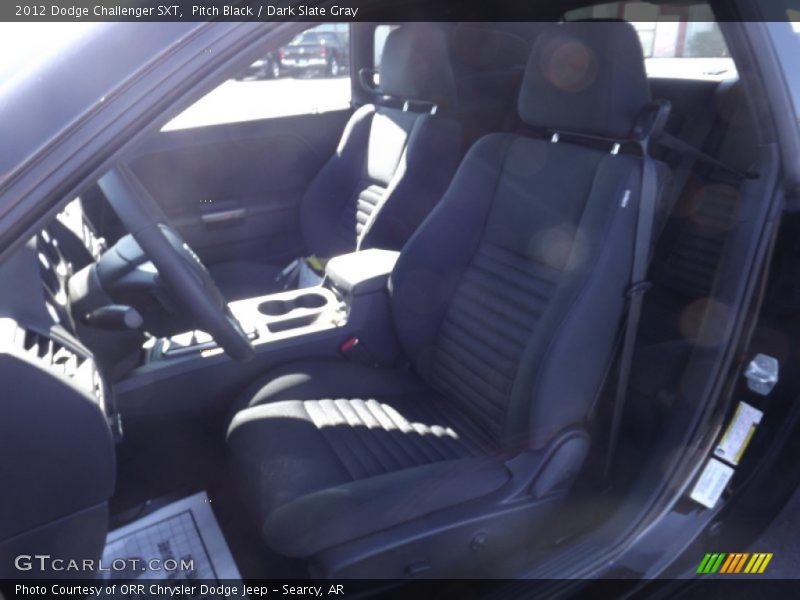 Pitch Black / Dark Slate Gray 2012 Dodge Challenger SXT