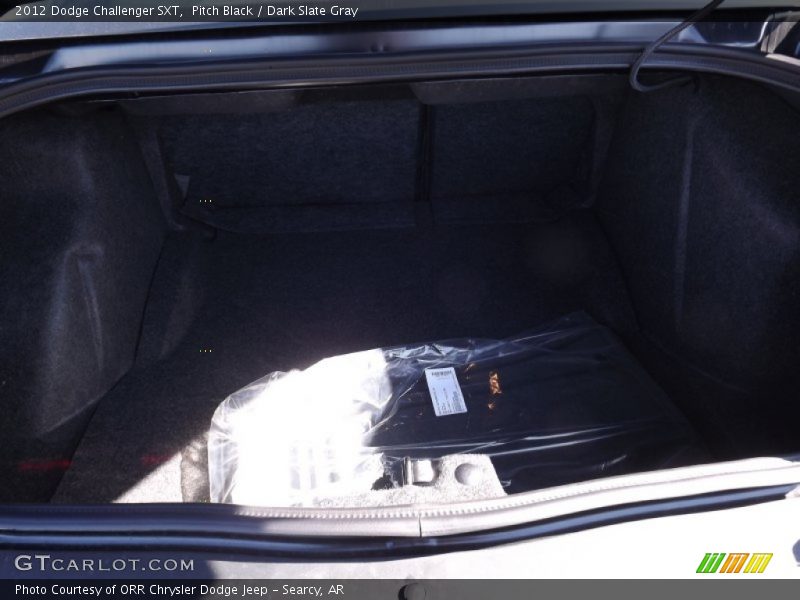 Pitch Black / Dark Slate Gray 2012 Dodge Challenger SXT