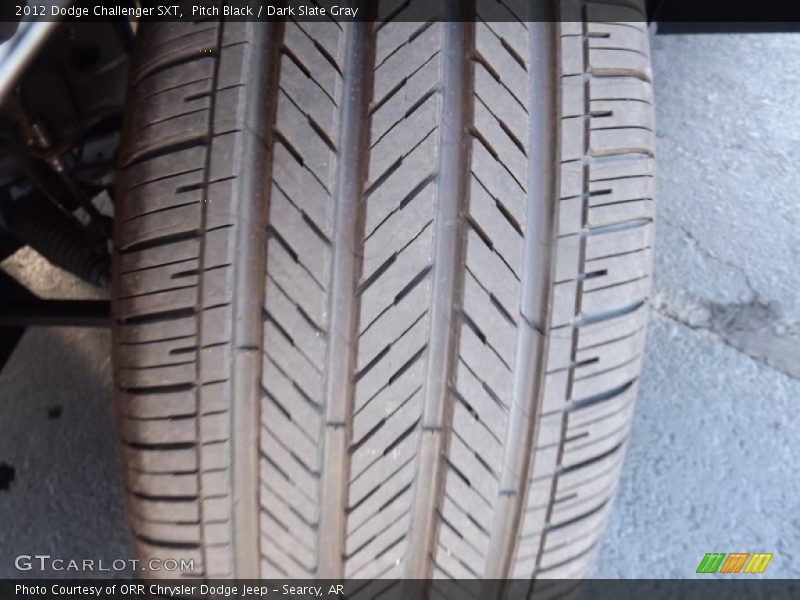 Pitch Black / Dark Slate Gray 2012 Dodge Challenger SXT