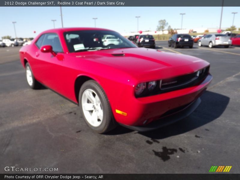 Redline 3 Coat Pearl / Dark Slate Gray 2012 Dodge Challenger SXT