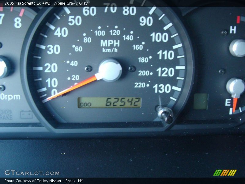 Alpine Gray / Gray 2005 Kia Sorento LX 4WD