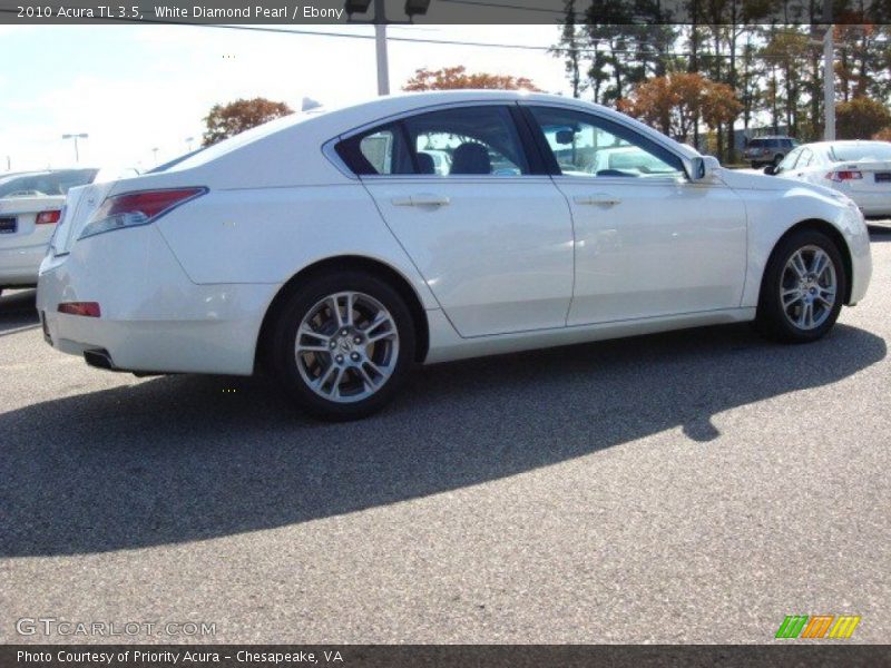 White Diamond Pearl / Ebony 2010 Acura TL 3.5