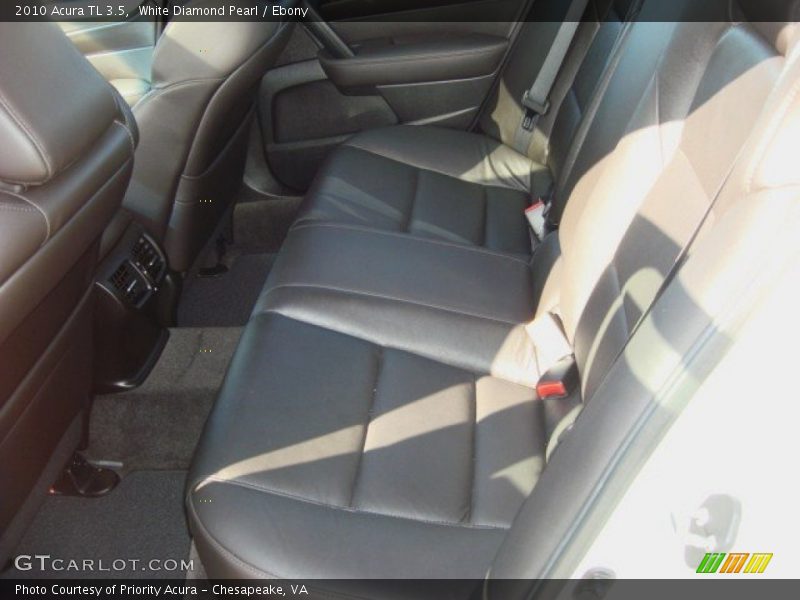 White Diamond Pearl / Ebony 2010 Acura TL 3.5