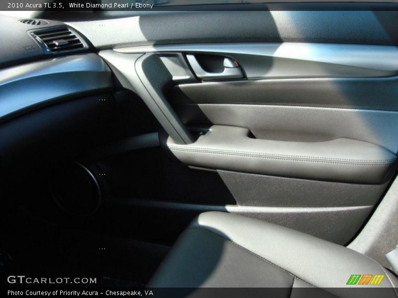 White Diamond Pearl / Ebony 2010 Acura TL 3.5