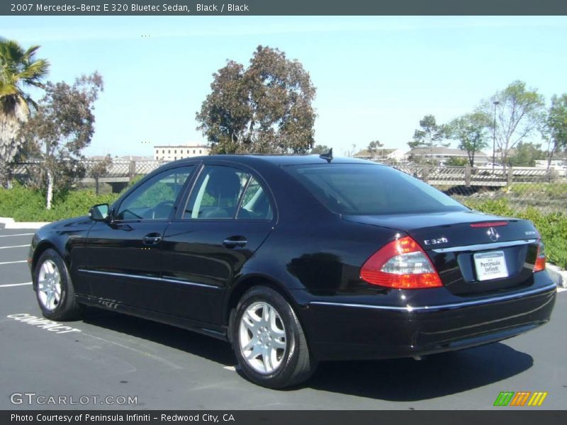 Black / Black 2007 Mercedes-Benz E 320 Bluetec Sedan